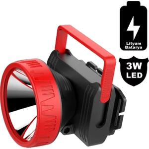 ST - 605 3W LED Uzun Menzilli Şarjlı Kafa Feneri