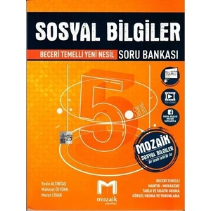 Mozaik Yayınları 5. Sınıf Sosyal Bilgiler Soru Bankası