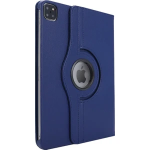 Apple iPad Pro 11" 2020 2.Nesil Kılıf (A2228-A2068-A2230) 360 Rotating Stand Deri Lacivert