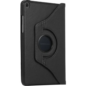 Samsung Galaxy Tab S6 Lite 10.4" P610 Kılıf 360 Rotating Stand Deri Siyah