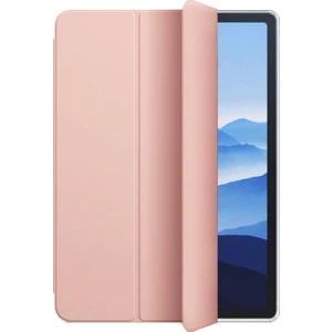 Samsung Galaxy Tab S6 Lite 10.4" P610 Kılıf Slim Translucent Back Smart Cover Rose Gold