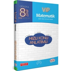 Editör Yayınları 8. Sınıf VIP Matematik Hızlı Konu Anlatımı