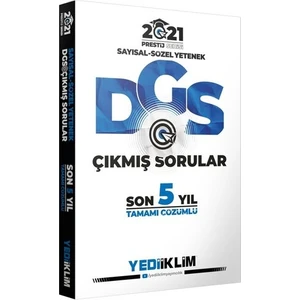Yediiklim Yayınları 2021 Prestij Serisi ALES Tamamı Çözümlü Son 5 Yıl Çıkmış Sorular