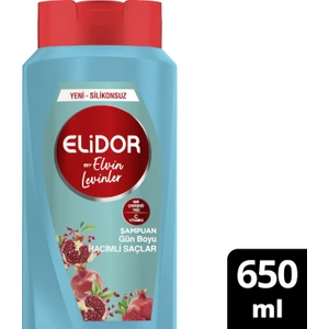Gün Boyu Hacimli Saçlar Nar Çekirdeği Yağı Özlü Saç Bakım Şampuanı by Elvin Levinler 650 Ml