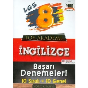 Toy Akademi 8.Sınıf LGS İngilizce 10+10 Başarı Denemeleri