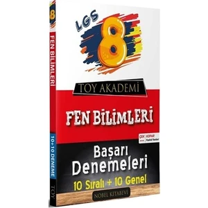 Toy Akademi 8. Sınıf LGS Fen Bilimleri 10+10 Başarı Denemeleri