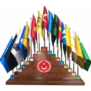 Gönder Bayrak - 17'Li Eski Türk Devletleri Seti (Takım)
