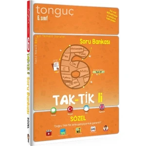 Tonguç Akademi 6. Sınıf Taktikli Sözel Soru Bankası