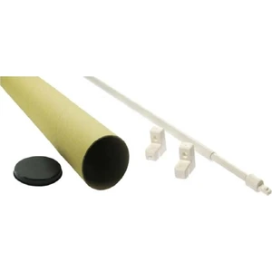 Briz Çubuğu Kapı Pencere Alüminyum Uzatmalı Briz Perde Çubuğu 60 - 80 cm Tek Adet