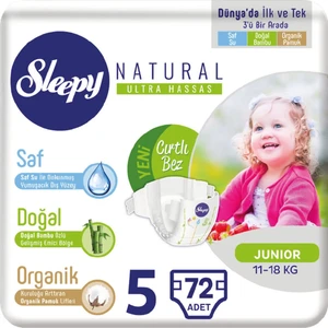 Sensitive Bebek Bezi Junior 5 No 72'li