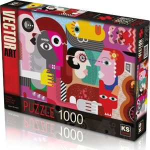 KS Games 1000 Parça Puzzle Strange People And Dirty Dog