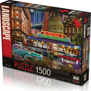 Ks Games 1500 Parça Puzzle Rickey's Diner