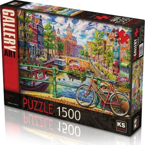 Ks Games 1500 Parça Puzzle A Colorful City