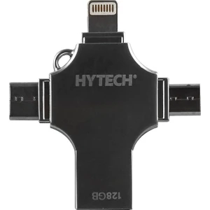 HY-XUFO31-128 128GB USB 3.0 + Lightning + Micro + Type-C OTG Flash Bellek