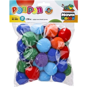 Nova Color Ponpon 30 Mm. 50 Adet NC-882