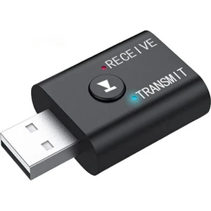 2in1 Bluetooth 5.0 Mini USB Adaptör+Fm Transmitter