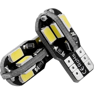 T10 Canbus Smd 5730 8 Ledli Evrensel Beyaz LED Takım