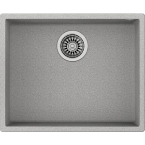SQUARE 50.40 TG STONE GREY Tezgahaltı Granit Eviye Gri 50 cm 115230021