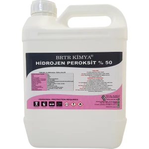 Brtr Kimya 5 Lt %50 Hidrojen Peroksit - Teknik Kalite