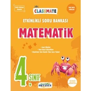 Okyanus Yayınları 4. Sınıf Classmate Matematik Etkinlikli Soru Bankası