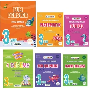 Okyanus Yayınları 3. Sınıf Tüm Dersler Ful Set 6 Kitap