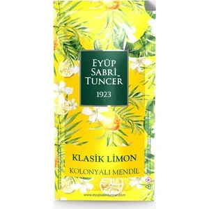 Eyüp Sabri Tuncer Kolonyalı Mendil Klasik Limon 5 x 10 Küçük Boy 15'li