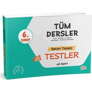 Editör Yayınları 6. Sınıf Tüm Dersler Yeni Nesil Beceri Temelli Testler