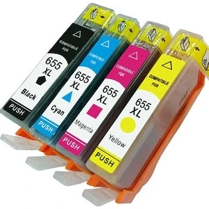 Photo Print HP Deskjet Ink Advantage 4615 655XL 4 Renk Muadil Kartuş Seti