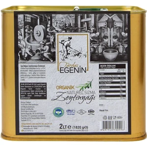 Tardaş Egenin Organik Sızma Zeytinyağı 2 Lt Teneke