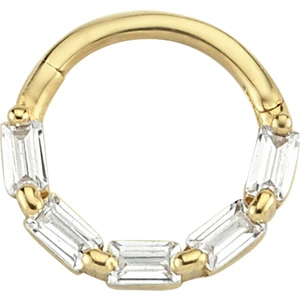 Altın Sepeti Altın Bagetli Tragus Küpe