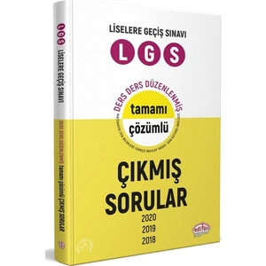 Editör Yayınları 8. Sınıf LGS Ders Ders Tamamı Çözümlü Çıkmış Sorular
