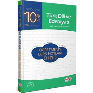 Editör Yayınları 10. Sınıf Türk Dili ve Edebiyatı Öğretmenin Hızlı Ders Notları
