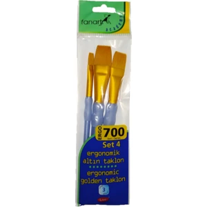 700 Serisi Ergonomik Altın Taklon Set-4 3'lü