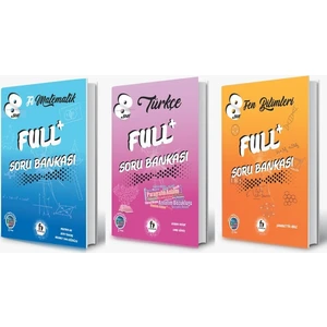 Fi Yayınları 8.Sınıf LGS Full + Matematik Fen Bilimleri ve Türkçe Soru Bankası 3.kitap