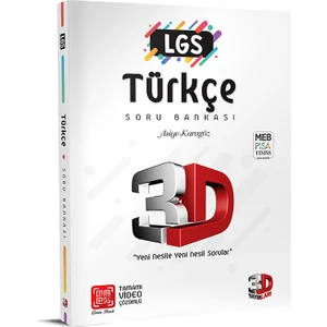 3D Yayınları LGS Türkçe Soru Bankası