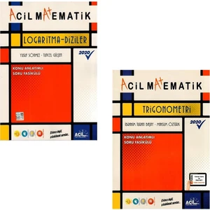 Acil Yayınları Trigonometri + Logaritma ve Diziler Matematik Fasikül Seti