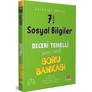 Data Yayınları 7. Sınıf Sosyal Bilgiler Beceri Temelli Soru Bankası