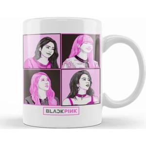 Baskı Dükkanı Blackpink Squared Kupa Bardak Porselen