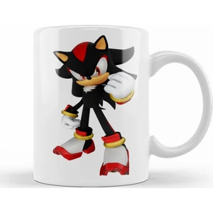 Baskı Dükkanı Shadow the Hedgehog Sonic Kupa Bardak Porselen