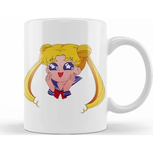 Baskı Dükkanı Articles - Sailor Moon Happy Transparent Kupa Bardak Porselen