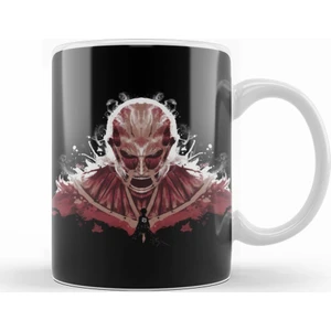 Baskı Dükkanı Attack On Titan Ink On Titan Kupa Bardak Porselen