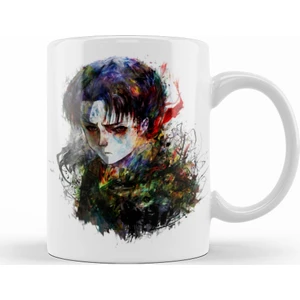 Baskı Dükkanı Attack on Titan Levi Kupa Bardak Porselen