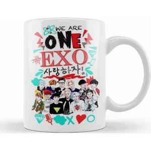 Baskı Dükkanı Exo We Are One Kupa Bardak Porselen