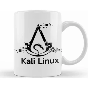 Baskı Dükkanı Kali Linux Kupa Bardak Porselen