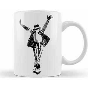 Baskı Dükkanı Michael Jackson Pop Kupa Bardak Porselen