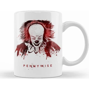 Baskı Dükkanı Pennywise Kupa Bardak Porselen