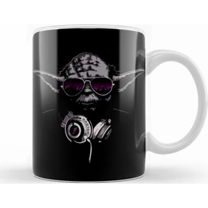 Baskı Dükkanı Dj Yoda Star Wars Kupa Bardak Porselen