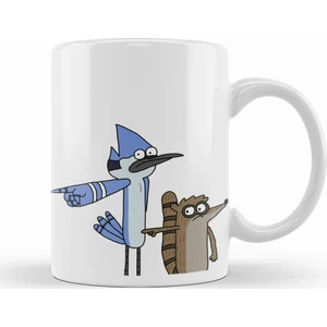 Baskı Dükkanı Regular Show Kupa Bardak  Porselen