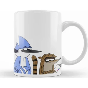 Baskı Dükkanı Regular Show Kupa Bardak Porselen