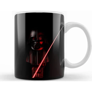 Baskı Dükkanı Star Wars ''Darth Vader'' İllüstrasyon Kupa Bardak Porselen